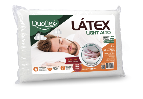 Travesseiro Látex Light Alto